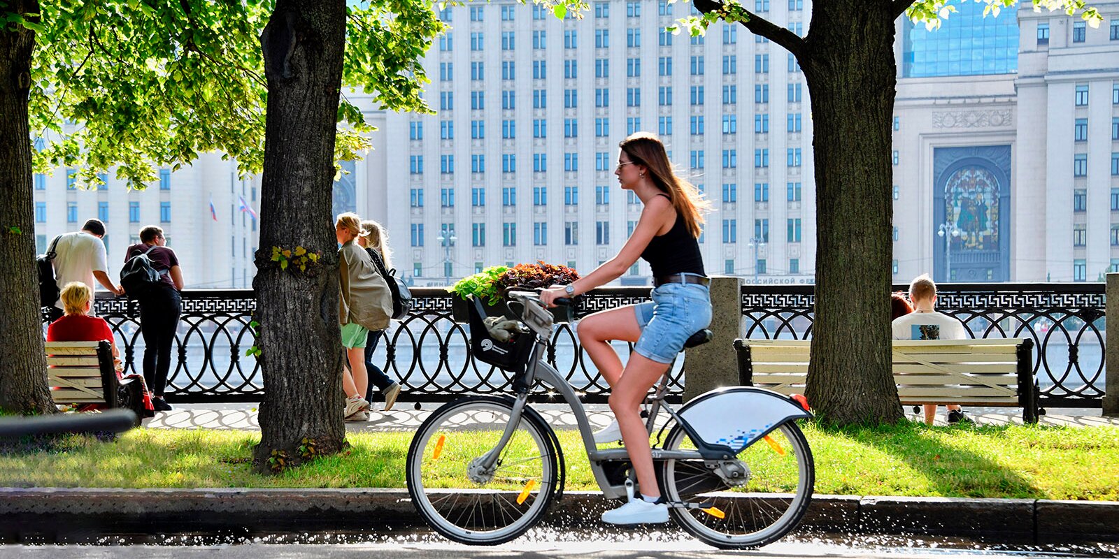 Велодорожки в парках Москвы
